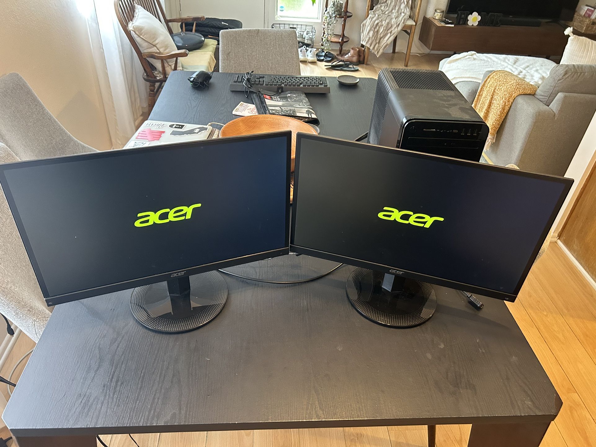 2 Acer Monitors 