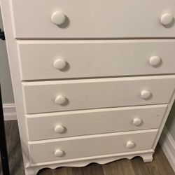 White Smaller Dresser