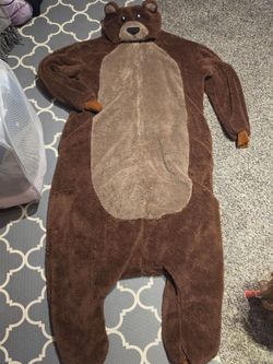 2xl-3xl teddy bear one piece costume