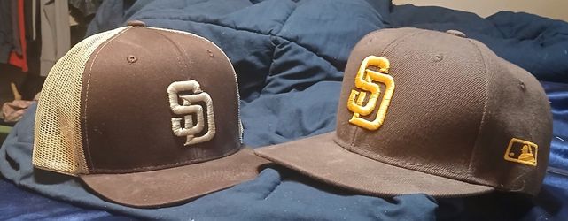 2 San Diego Padres hats