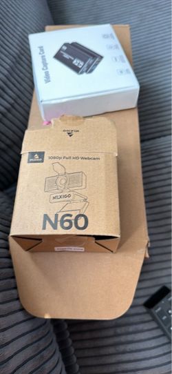 NexiGo N60 1080p Full HD Webcam mic and capture card