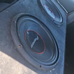 2 12inch pioneer subwoofer
