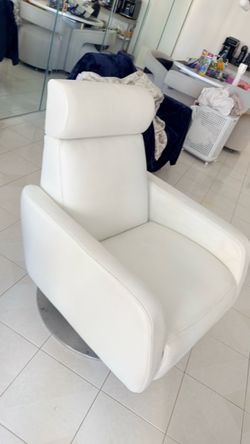 Leather Push Back Recliner