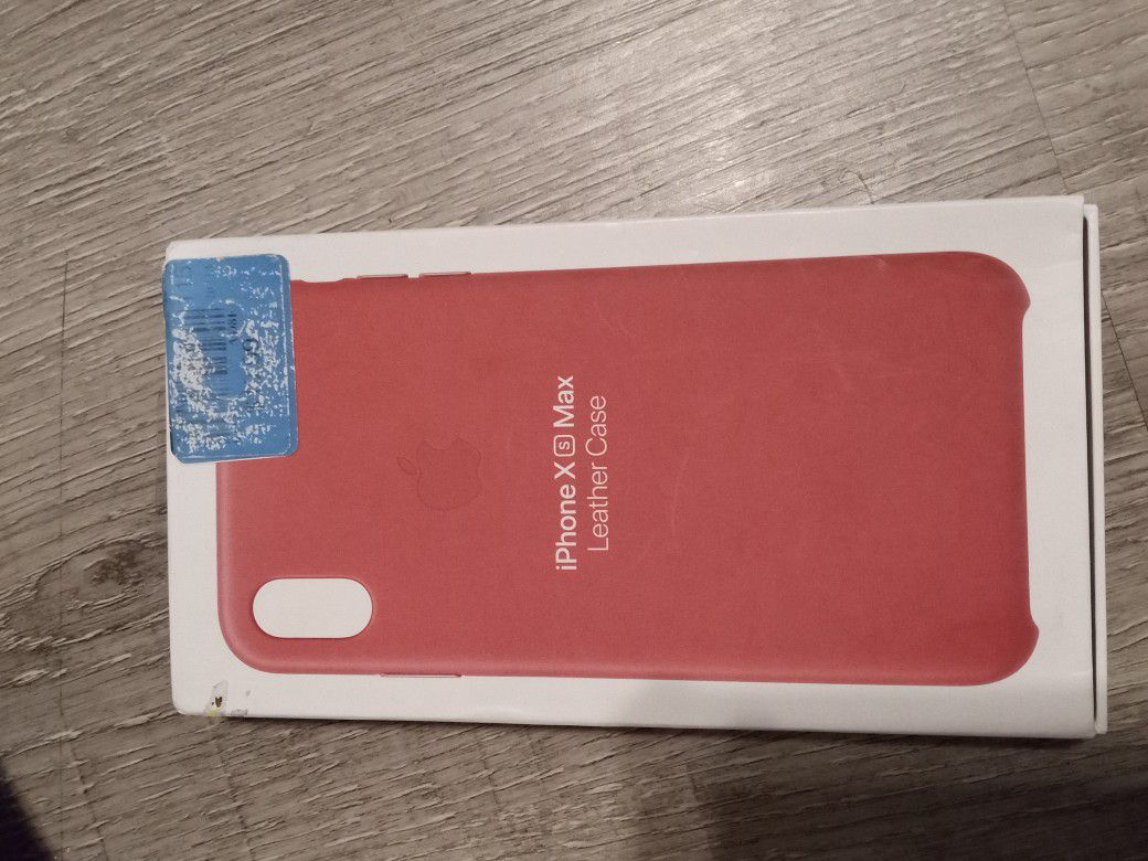 IPhone X Max Leather Case 