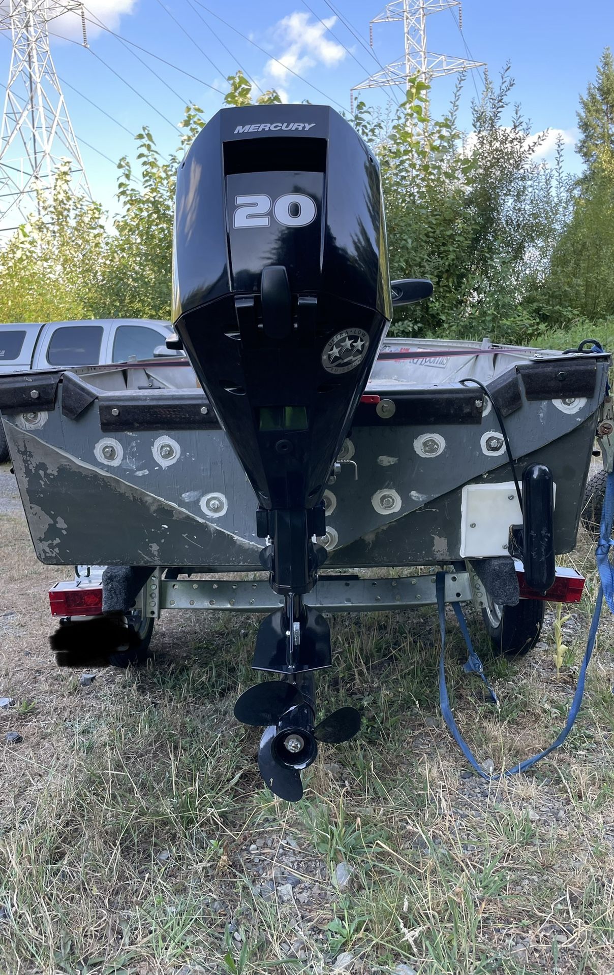 2020 20HP Mercury Outboard 