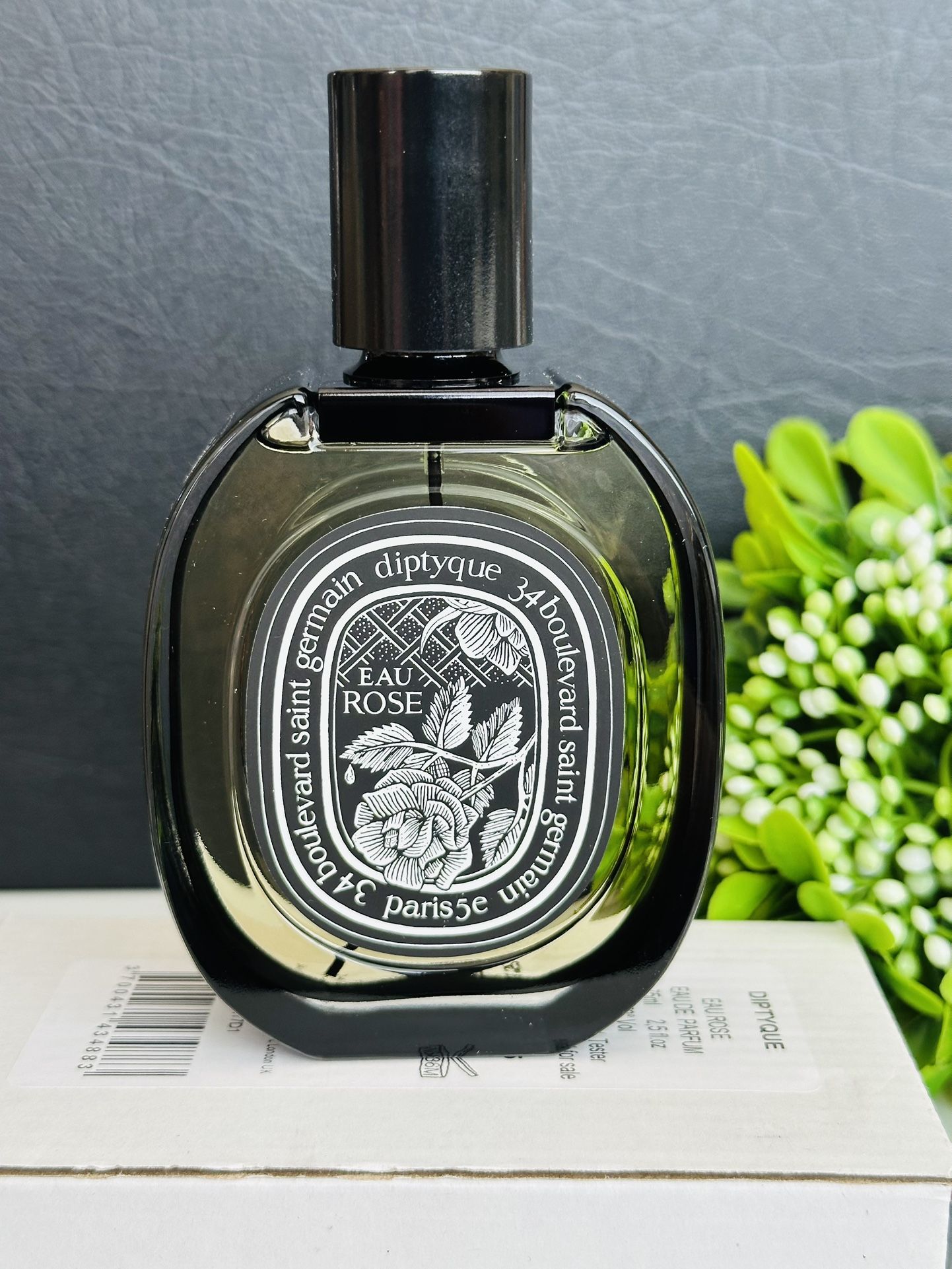 Diptyque Eau Rose Eau De Perfume 75ml / 2.5oz Tester Bottle White Box ($240)