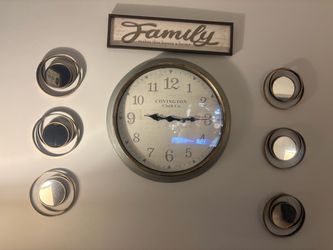 Covington Clock Co. Large Wall Clock