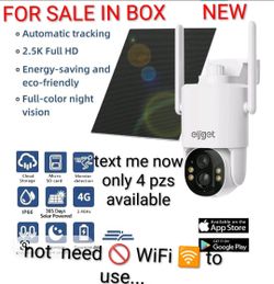 Security cameras comes with panel solar .. not wifi 🛜 need