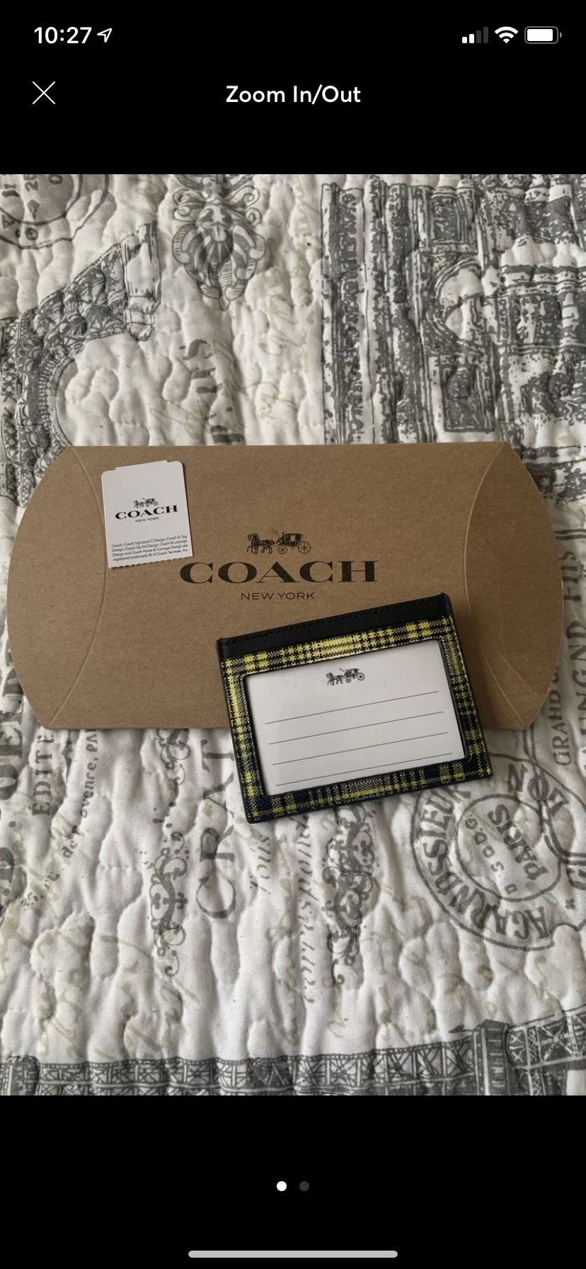 Coach card wallet
