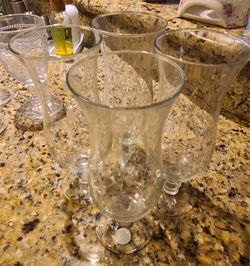 Princess House Moderna Hurricane Glasses