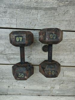 Cast Iron Dumbbells 