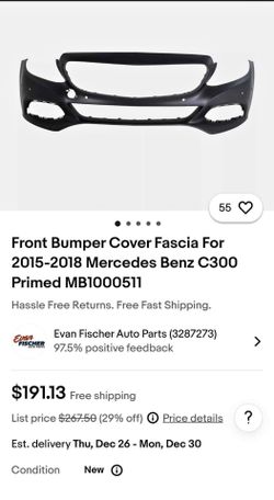 Brand New Mercedes C300 Front Bumper