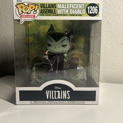 Maleficent With Diablo Funko Pop
