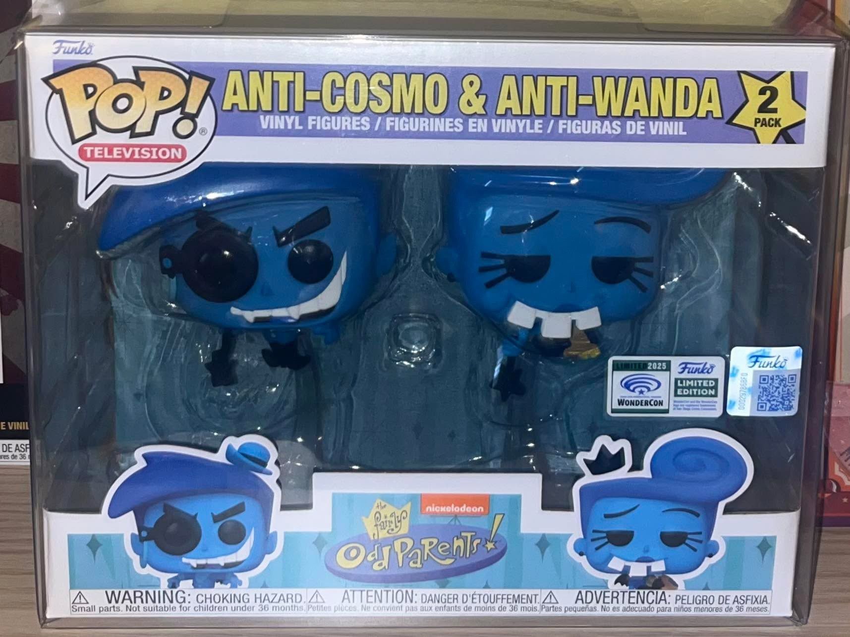 Funko FAIRLY ODD PARENTS Anti-Cosmo & Anti-Wanda WONDERCON Exclusive 2pk