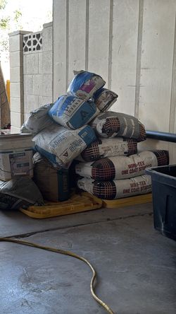 Mortar mix , one coat stucco mix , Portland material for construction