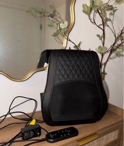 Back massager with heat and kneading