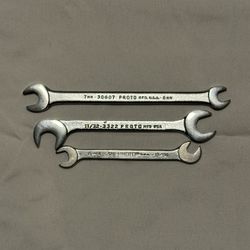 Proto Tools Wrench Lot – SAE & Metric Industrial Mechanics Set 