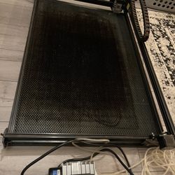 30”x20” 10w Diode Laser Cutter With Collapsible Fume Hood (Neje Max 2)