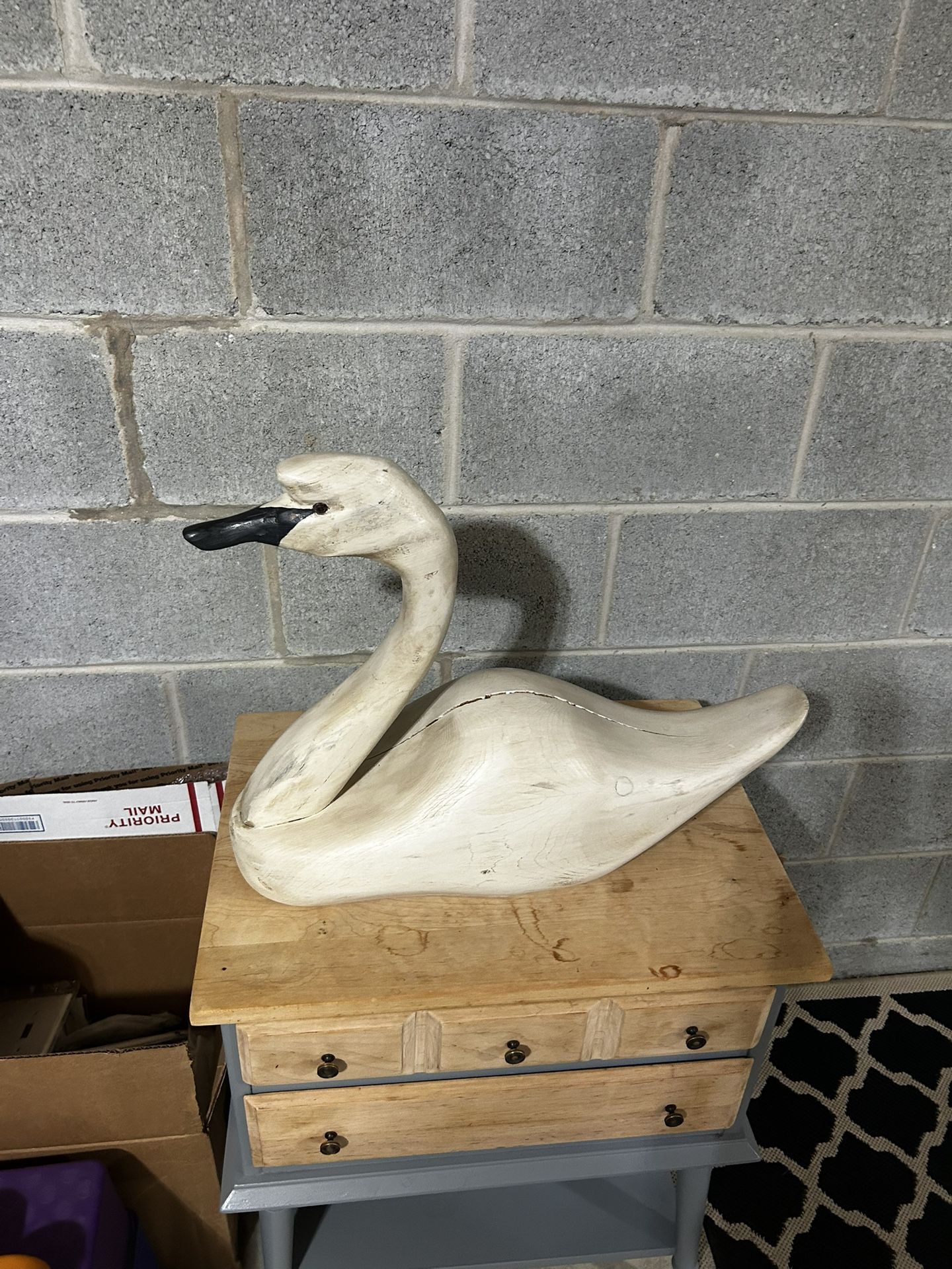 Sara Wagner Large Hand Carved Goose