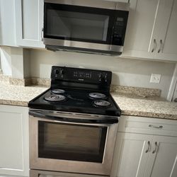 Kitchen Appliances For sale: Dishwasher, Oven Range, And Microwave