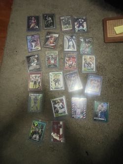 variety of football cards