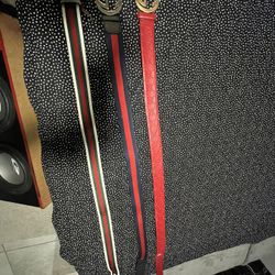 Three Gucci  Belts 