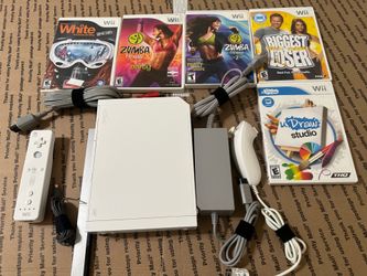 Nintendo Wii System Complete RVL with Games Nintendo Wii Model RVL-001