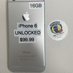iPhone 6 Silver 16GB Unlocked