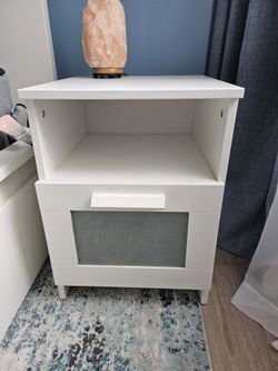 Two nightstands with a drawer