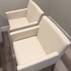 Restoration Hardware Leather Chairs