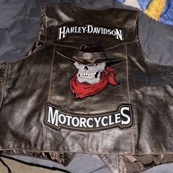 harley davidson vest size 54