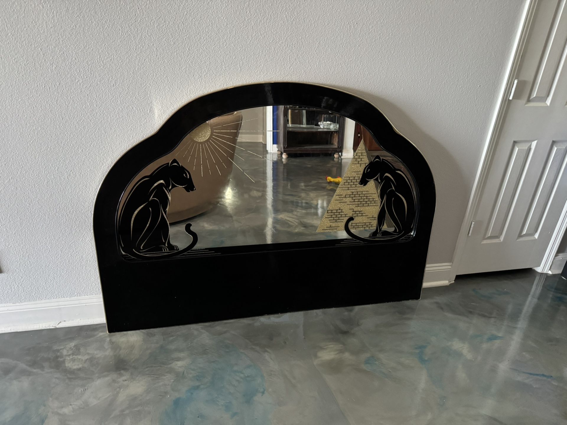 Queen Size Mirrored Headboard