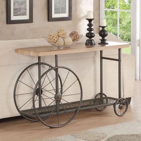 GOGO Oak Antique Gray Sofa Table, coffee and end table are also available. On Sale Now! 239.00 Free Delivery ๐