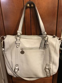 Coach purse gray $80