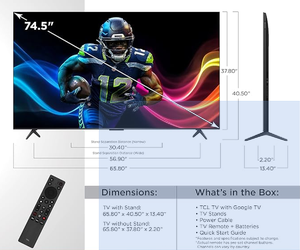 smartTV TCL 75 Inch Class QM6K Series