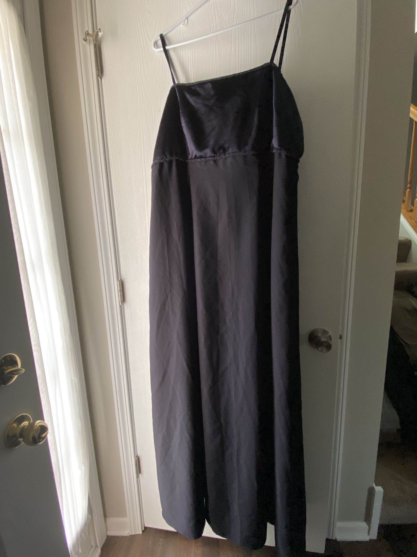 Mori Lee Navy Full Length Dress