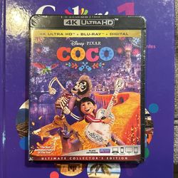Coco Pixar 4k Ultra HD + blu ray + Digital