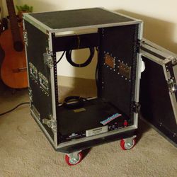 Sound Town 14u Road Case - Audio Rack System
