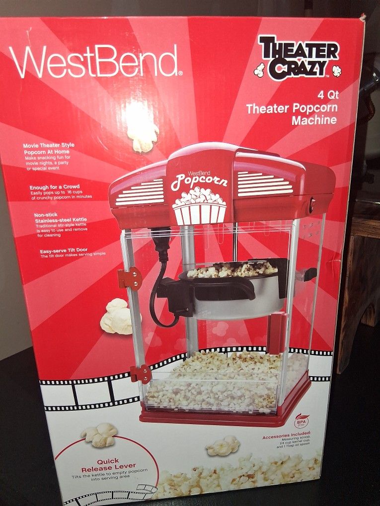MOVIE STYLE POPCIRN MACHINE
