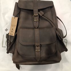 Leather Backpack 