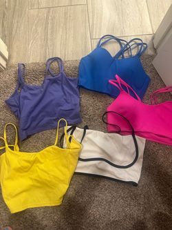 Lot of 5 Athletic Crop Tops