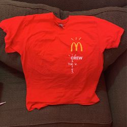 Official Mcdonalds Travis Scott Collab Crew Shirt (Large)