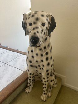 Dalmatian ceramic dog - Moving sale