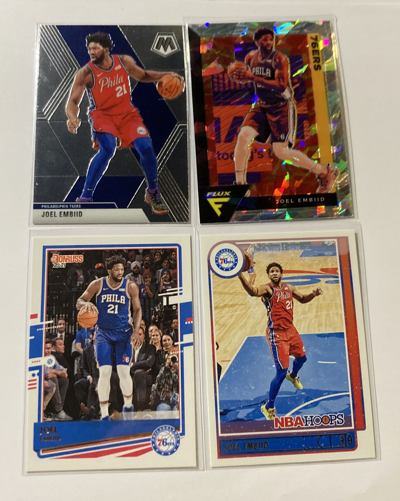 Joel Embiid Lot Of 9 Basketball Cards 76ers