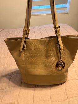 Michael Kors Tan Leather Tote Bag