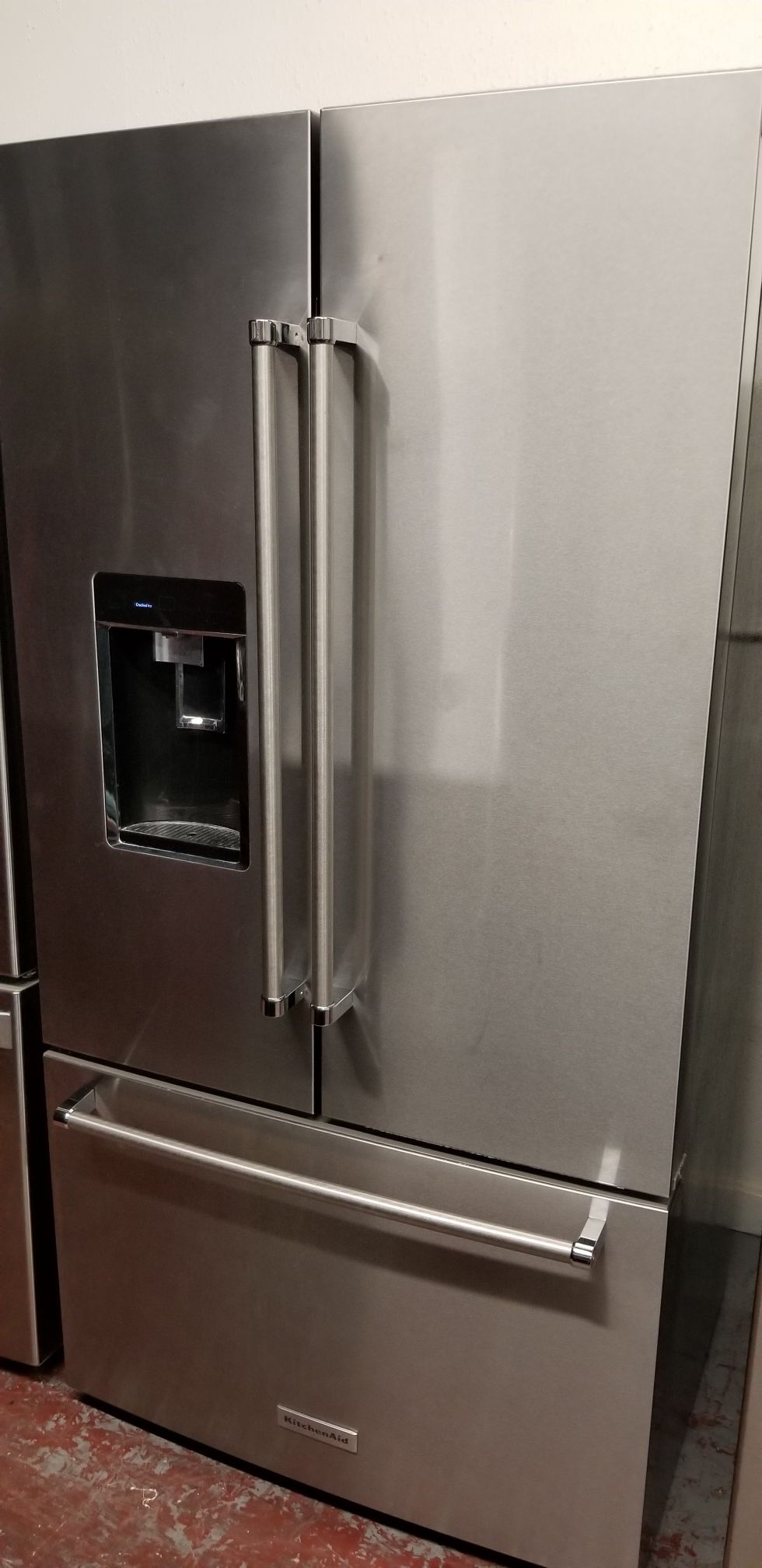 Kitchen aid refrigerator 3 door stainless steel