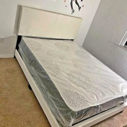 📦 Complete Bed – Full Size bed  – With FREE Local Delivery – Mattress + Frame + Box!