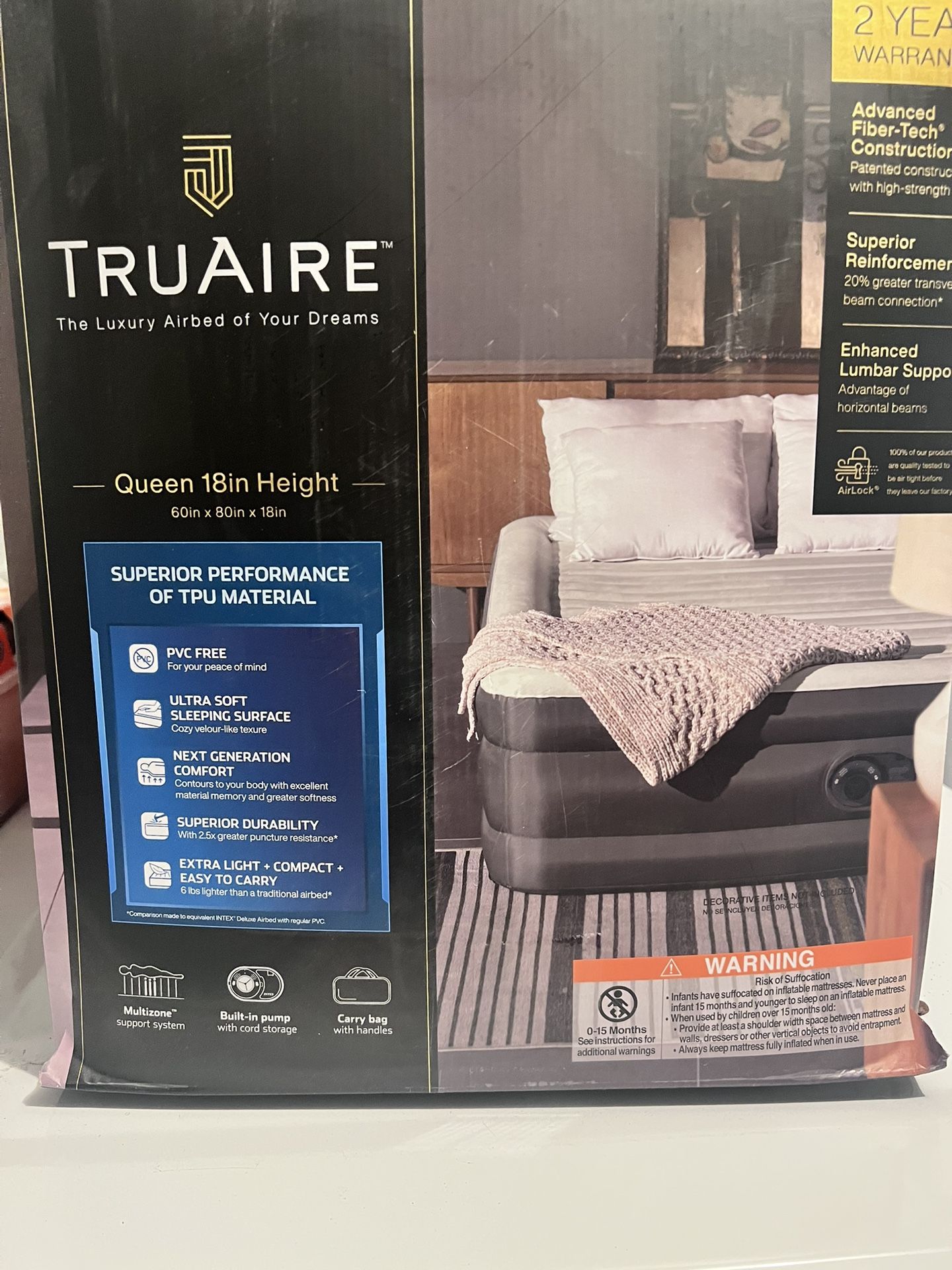 Air Mattress Queen And Full With Built In Pump