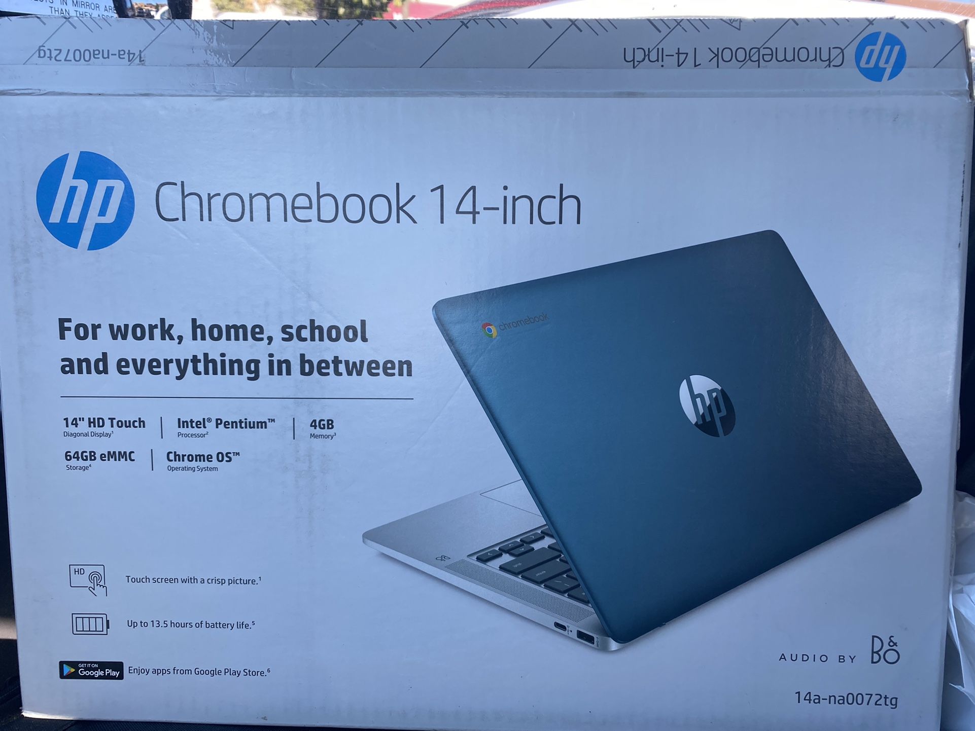 HP Chromebook 14” Touchscreen