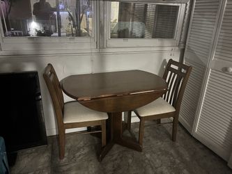 Solid wooden table